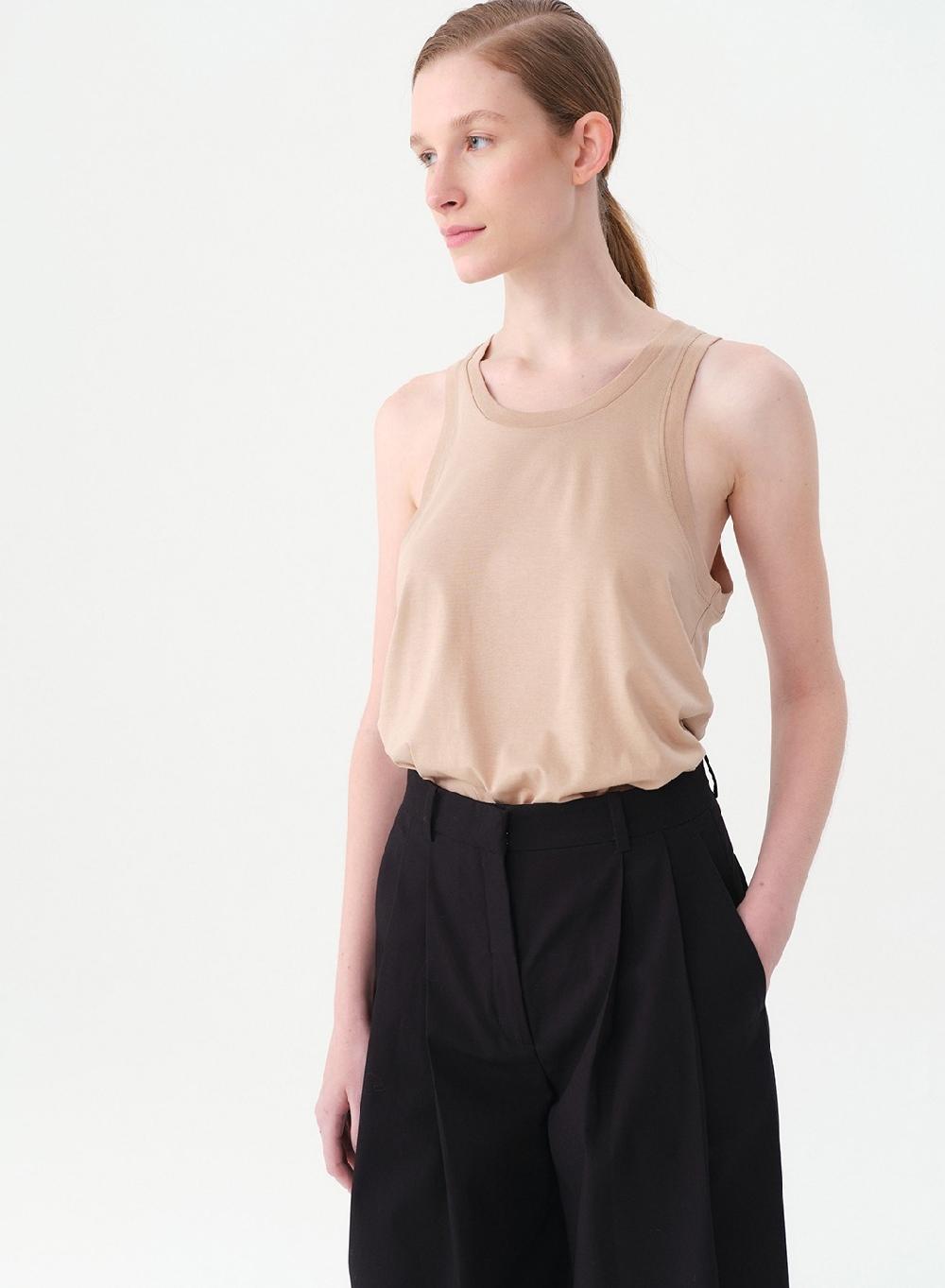 Etiqueta negra Musculosa pima luxury