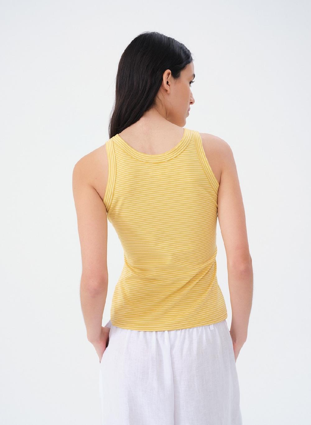 Etiqueta Negra MUSCULOSA RAYADA ALGODON LYCRA