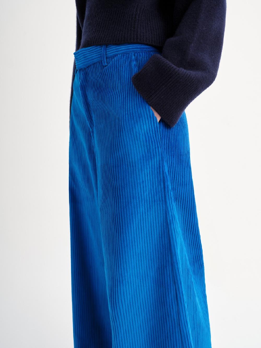 Etiqueta Negra Pantalon Ancho Corderoy