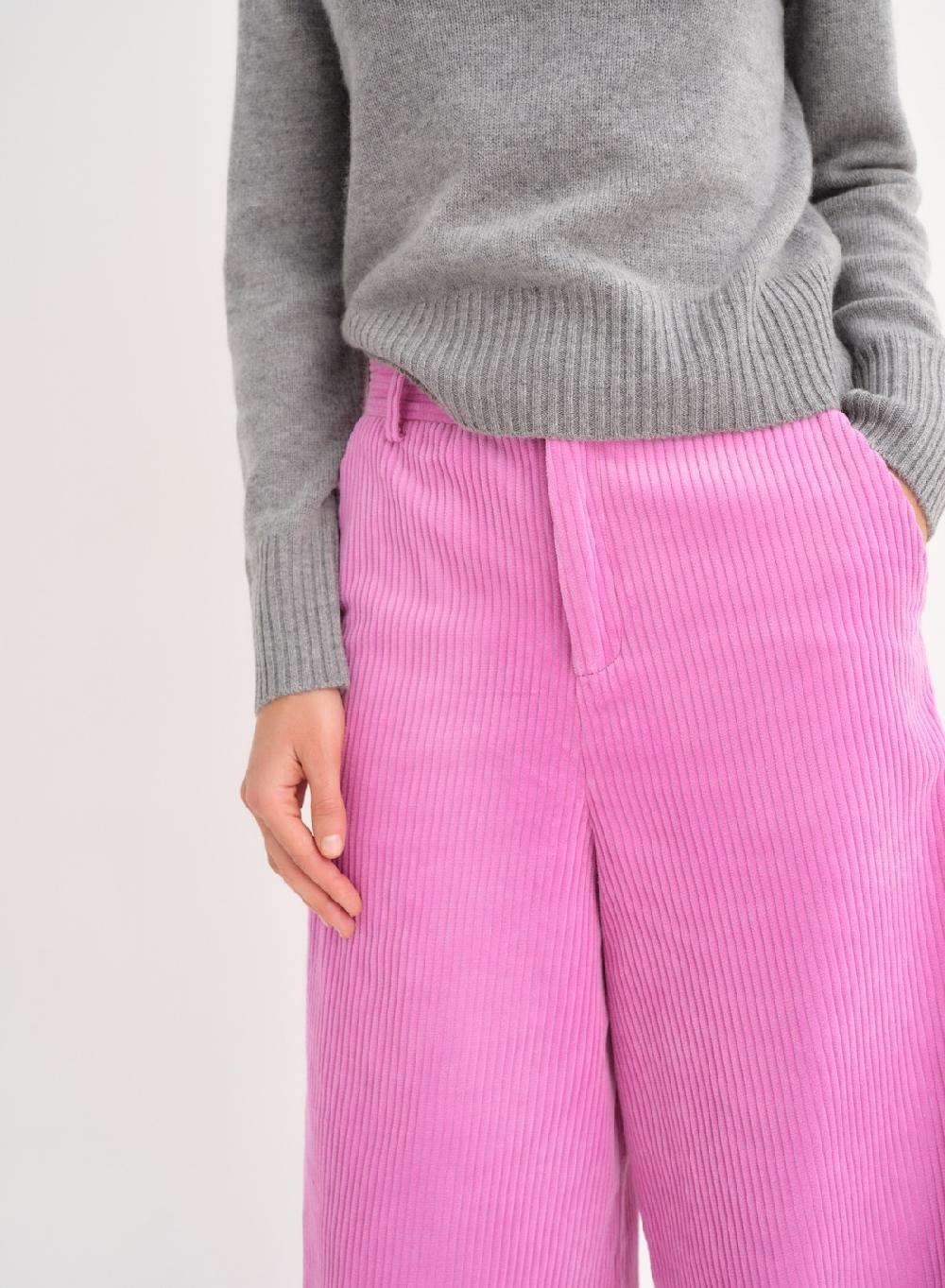 Etiqueta Negra Pantalon Ancho Corderoy