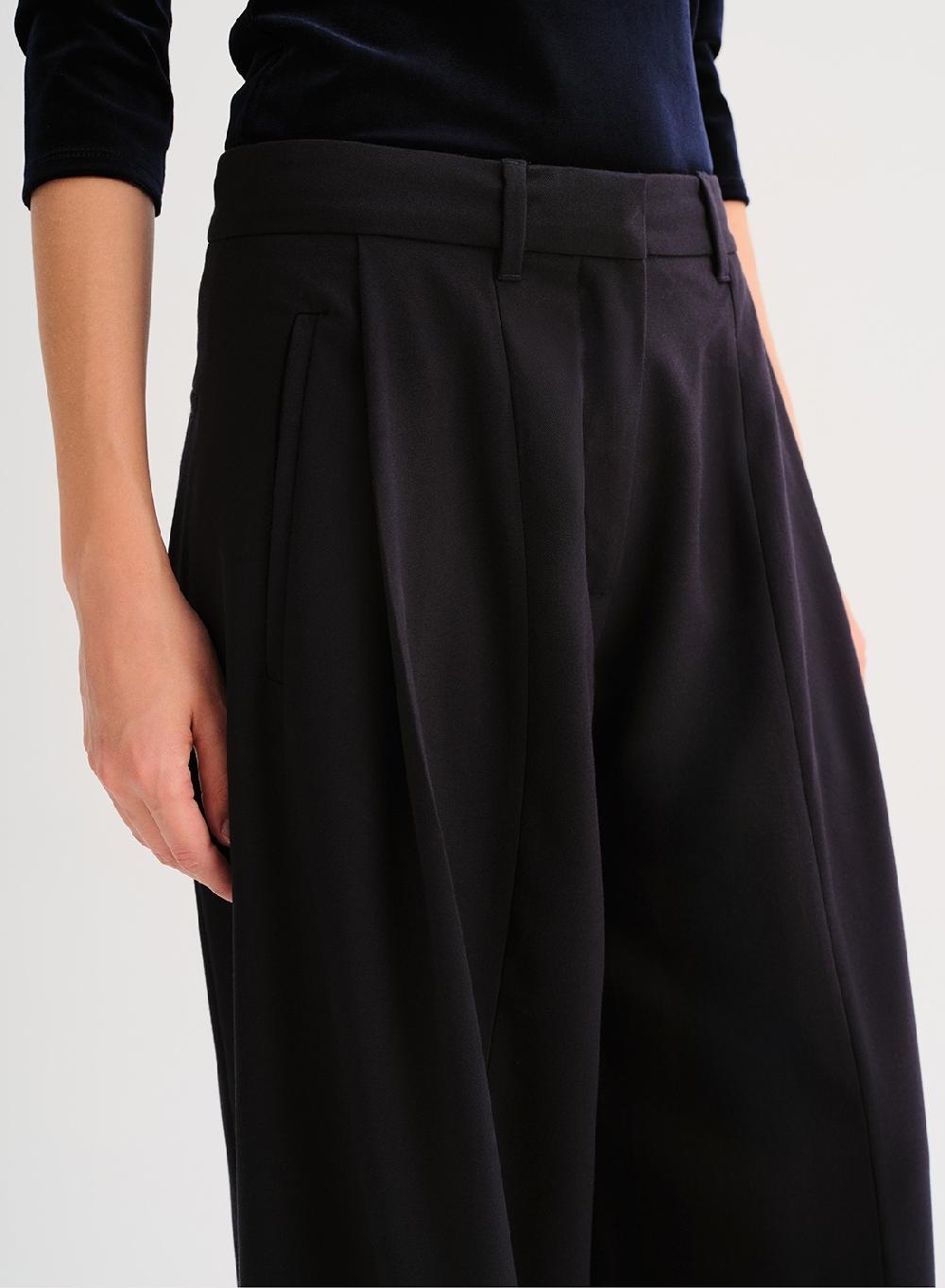 Etiqueta Negra Pantalon Ancho Formal