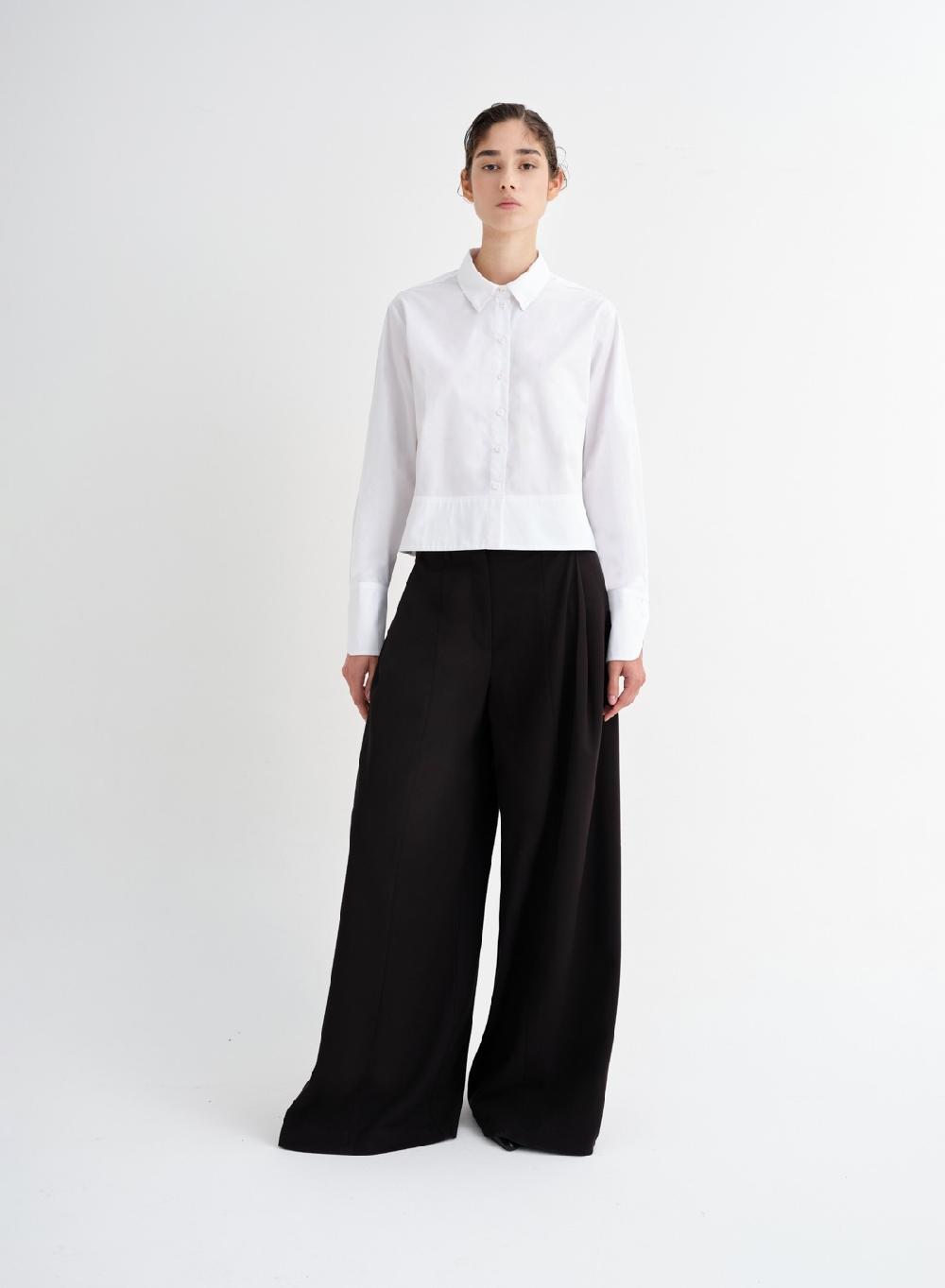 Etiqueta Negra Pantalon Ancho Formal