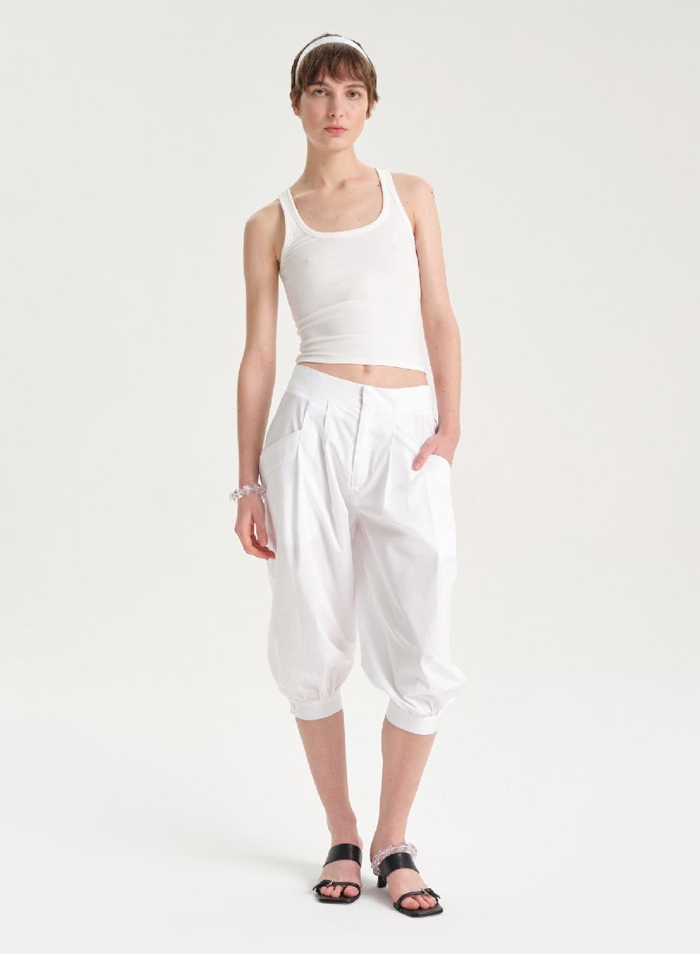 Etiqueta negra Pantalon balloon poplin