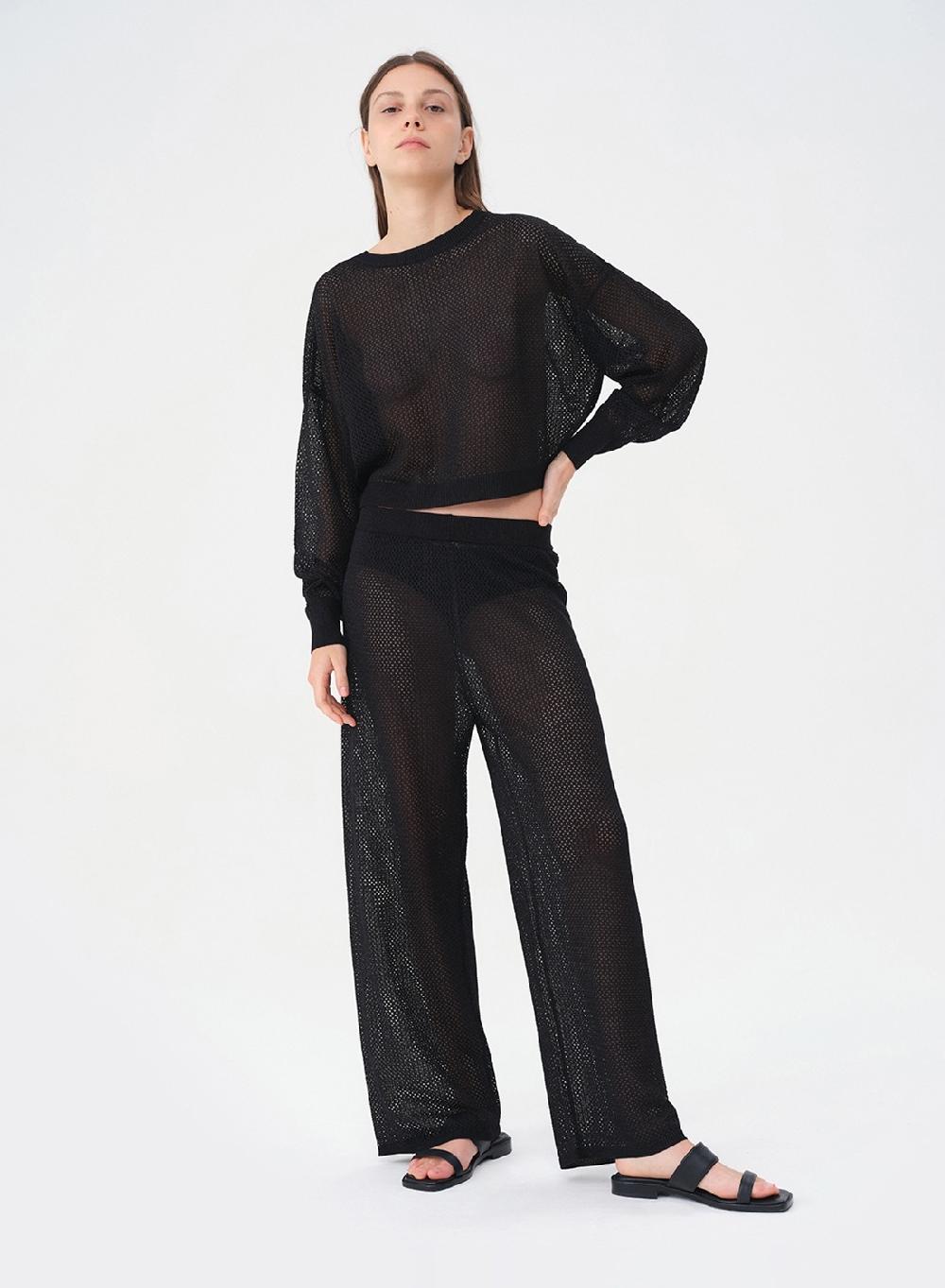 Etiqueta Negra Pantalon Calado Lurex