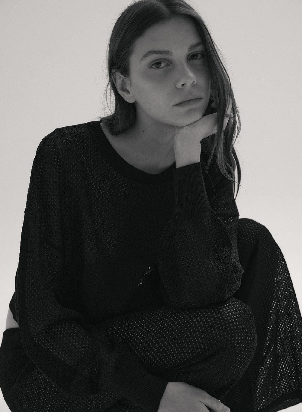 Etiqueta negra Pantalon calado lurex