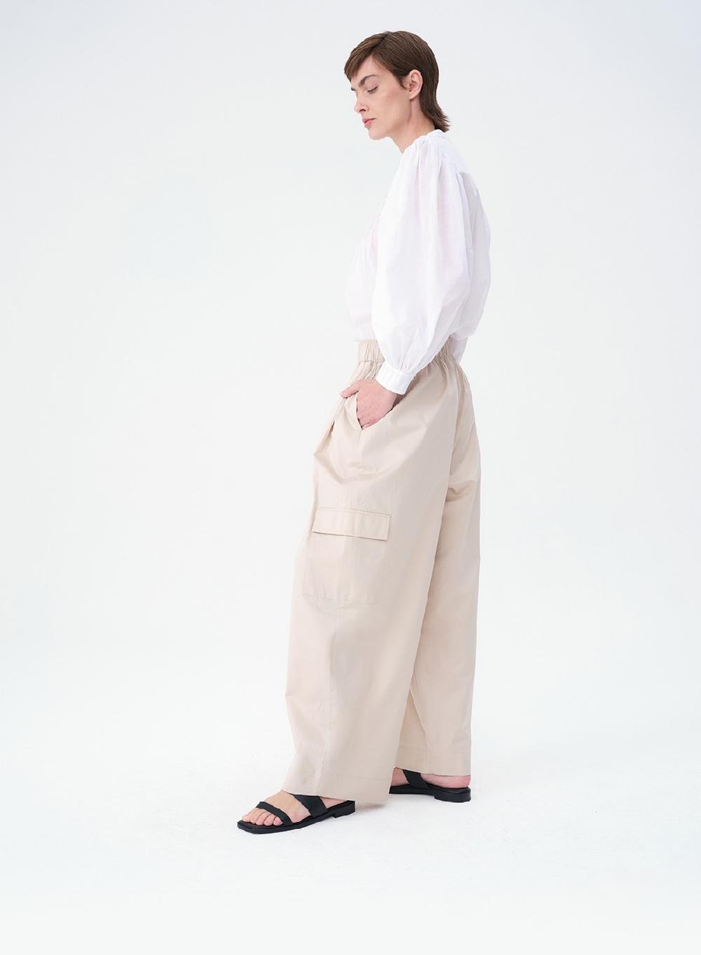 Etiqueta negra PANTALON CARGO POPLIN TECNICO