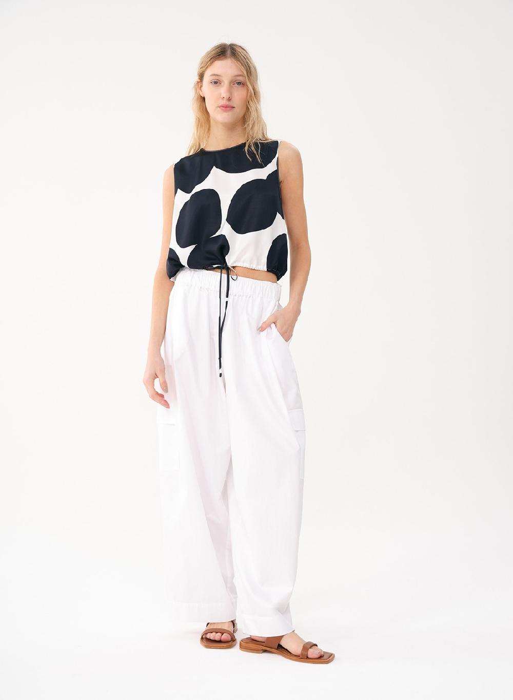 Etiqueta negra PANTALON CARGO POPLIN TECNICO