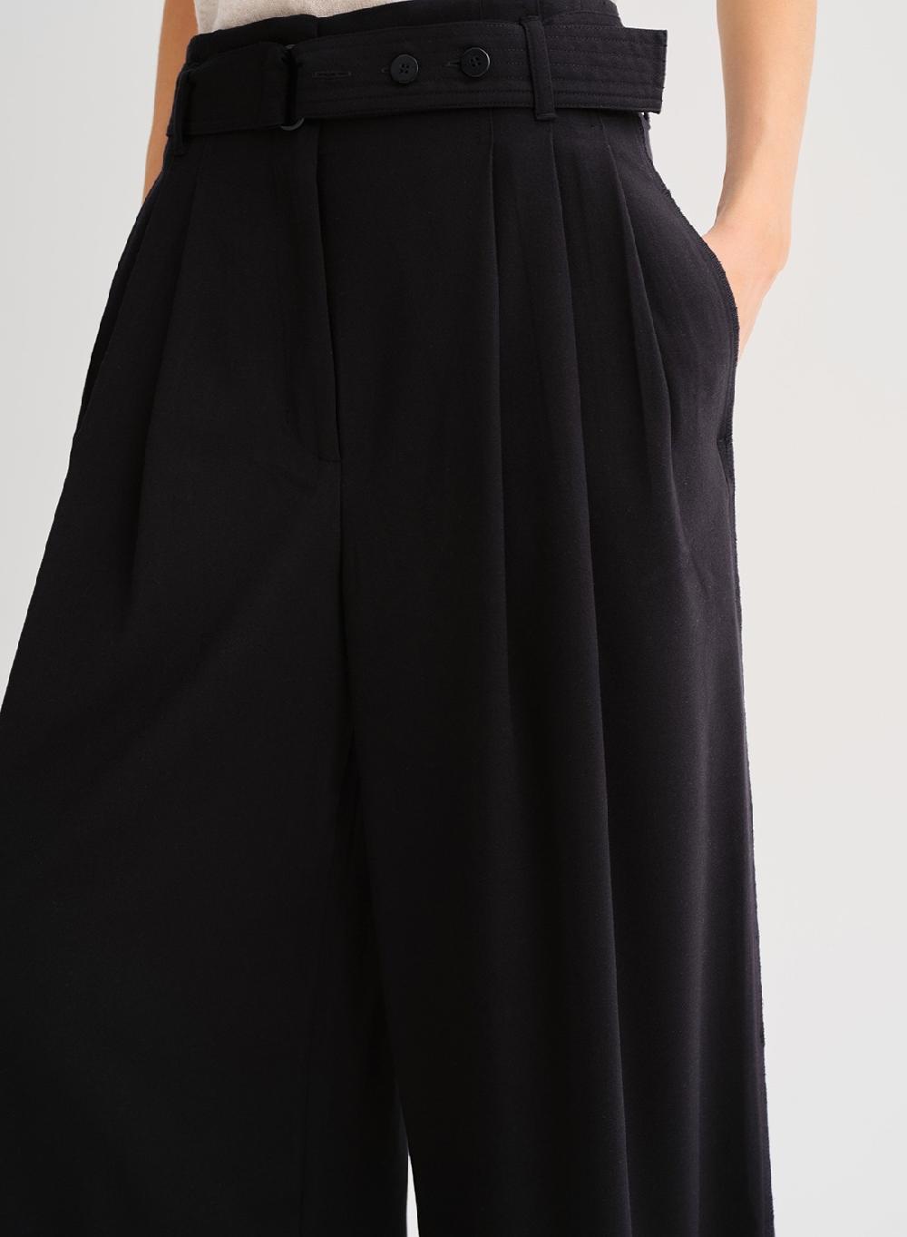 Etiqueta Negra Pantalon Cinturon Formal