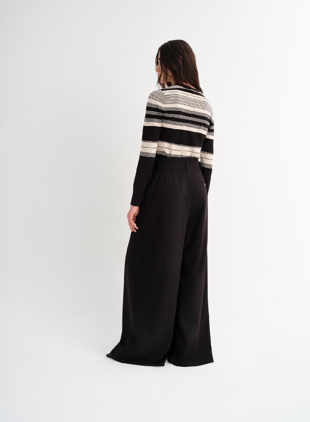 Etiqueta Negra Pantalon Cinturon Formal