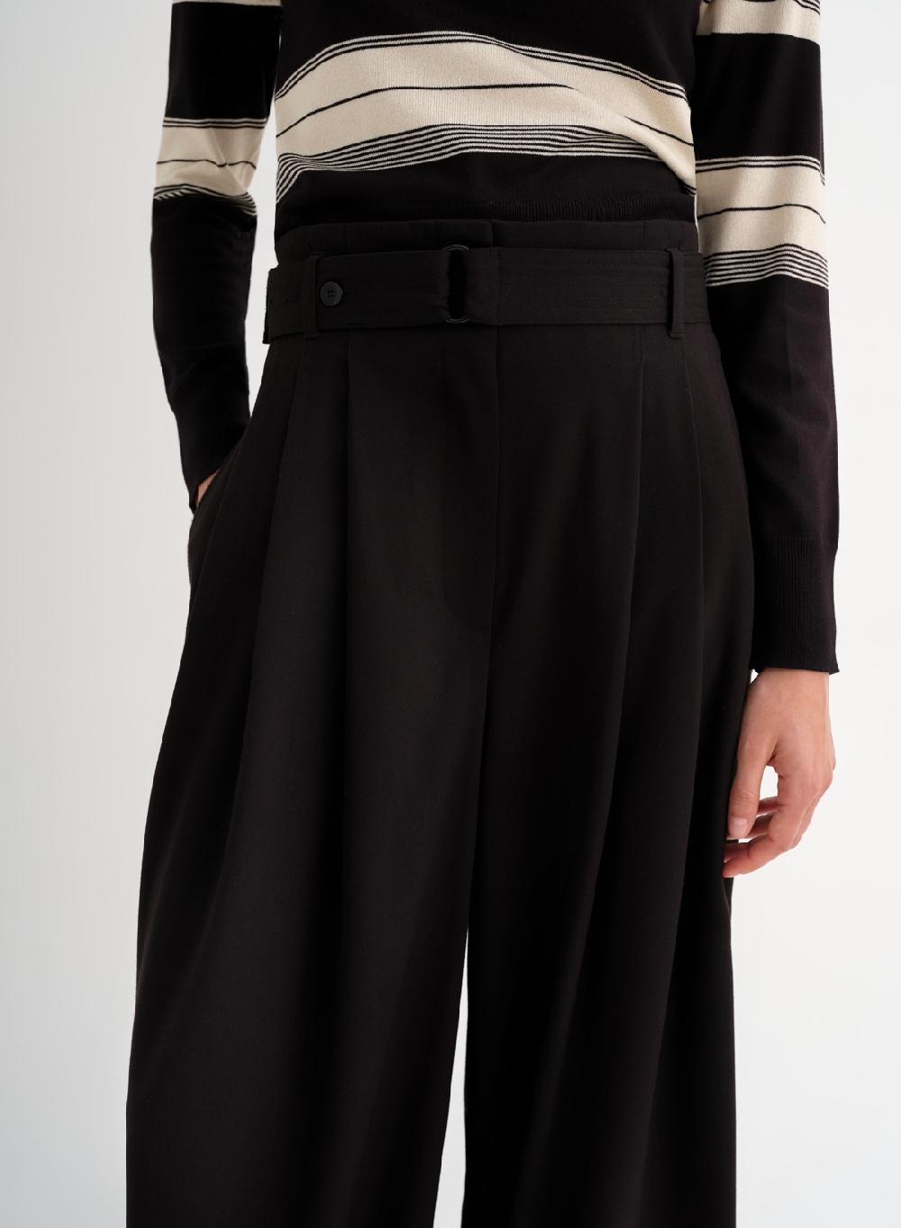 Etiqueta Negra Pantalon Cinturon Formal