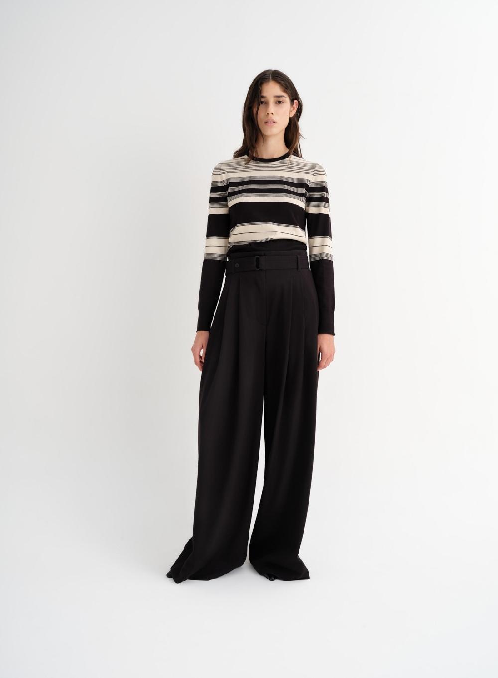 Etiqueta negra Pantalon cinturon formal