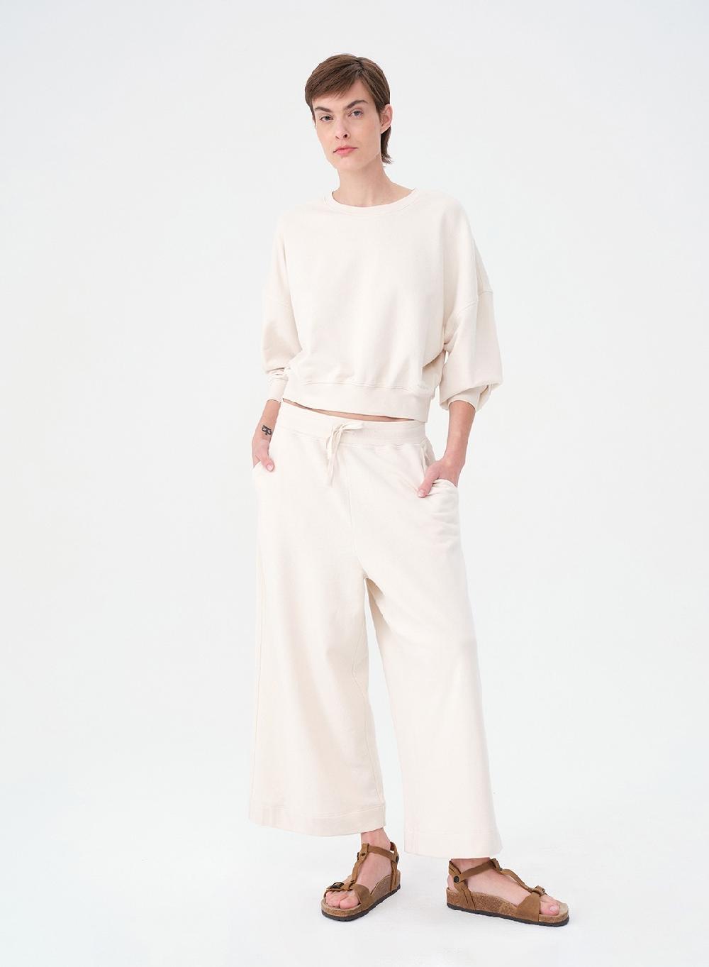 Etiqueta negra Pantalon french terry