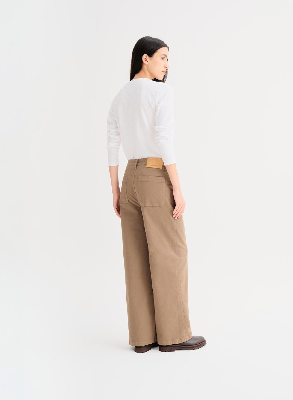 Etiqueta Negra Pantalon Gabardina Color