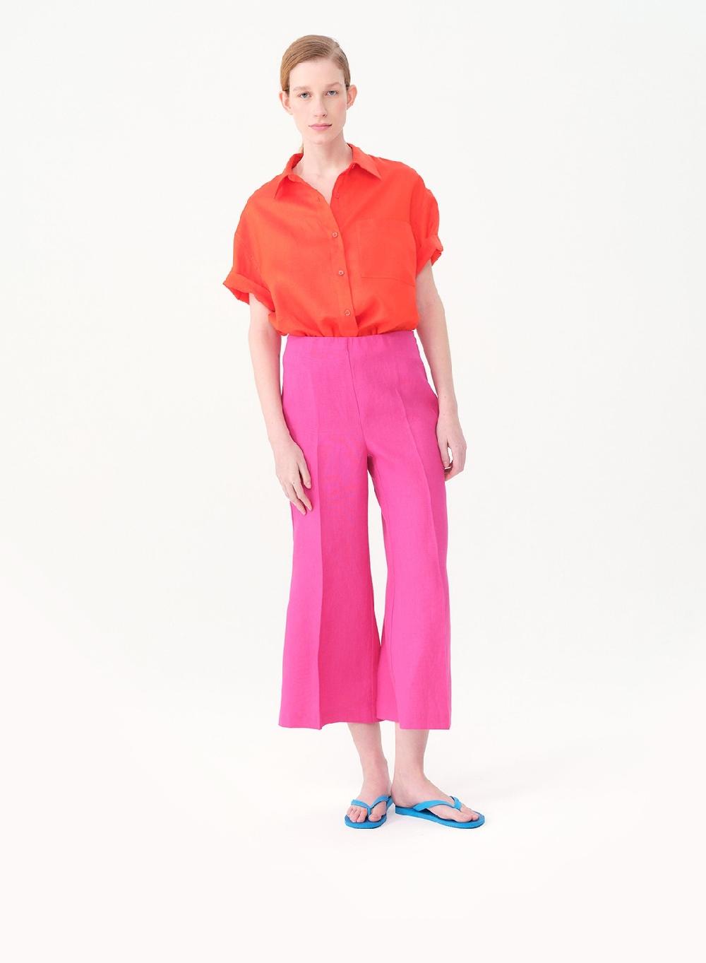 Etiqueta Negra Pantalon Oxford Lino