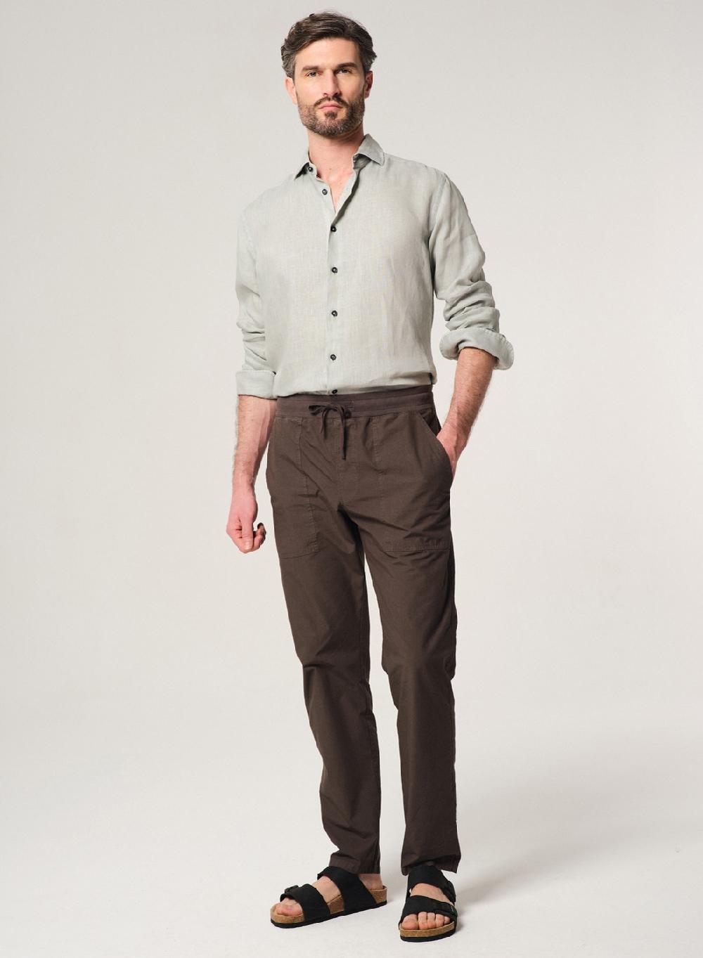 Etiqueta Negra PANTALON PAPER TOUCH GARMENT DYE