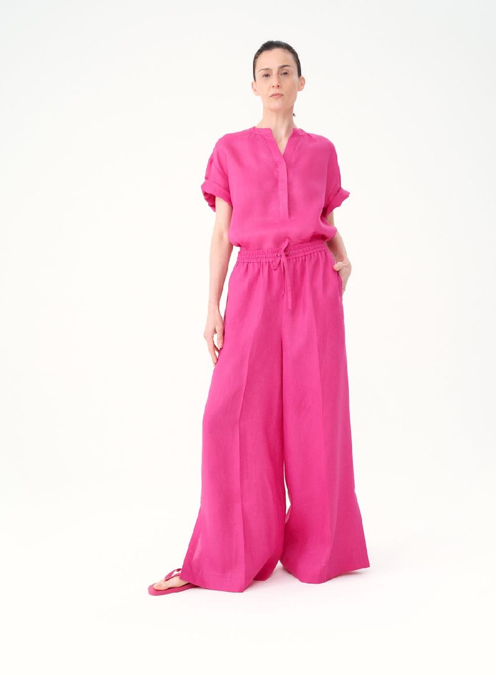 Etiqueta Negra Pantalon Pijama Lino