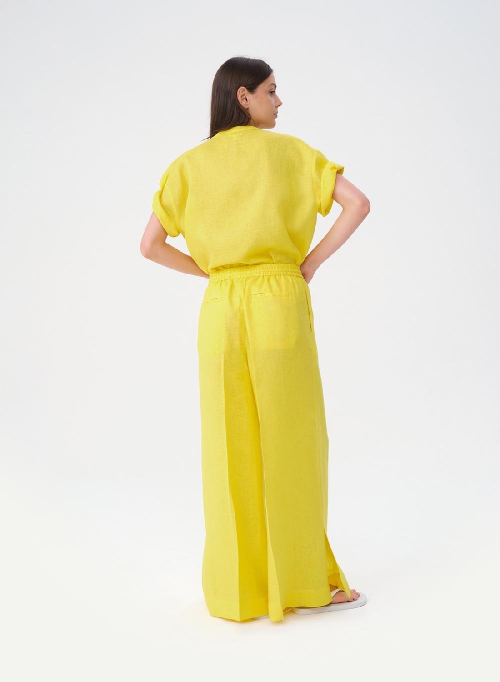 Etiqueta Negra Pantalon Pijama Lino