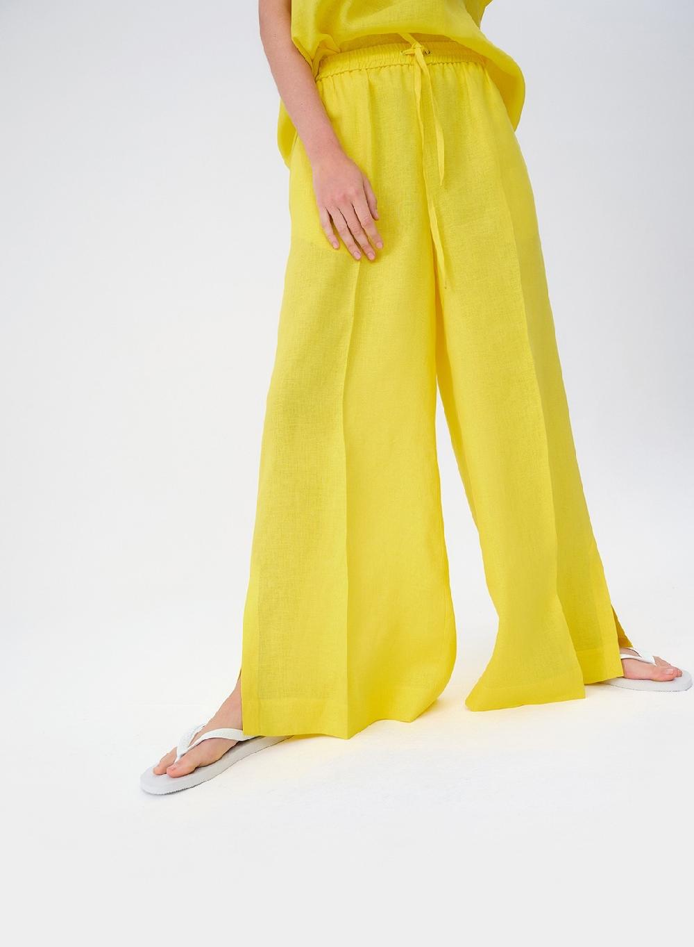 Etiqueta Negra Pantalon Pijama Lino