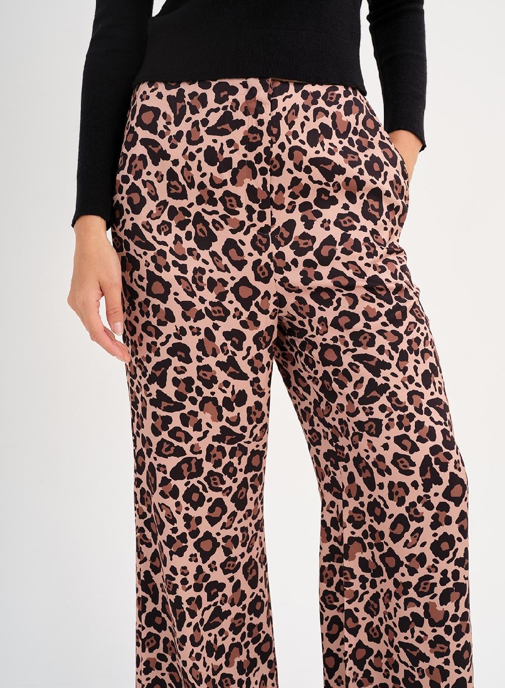 Etiqueta Negra Pantalon Saten Estampado