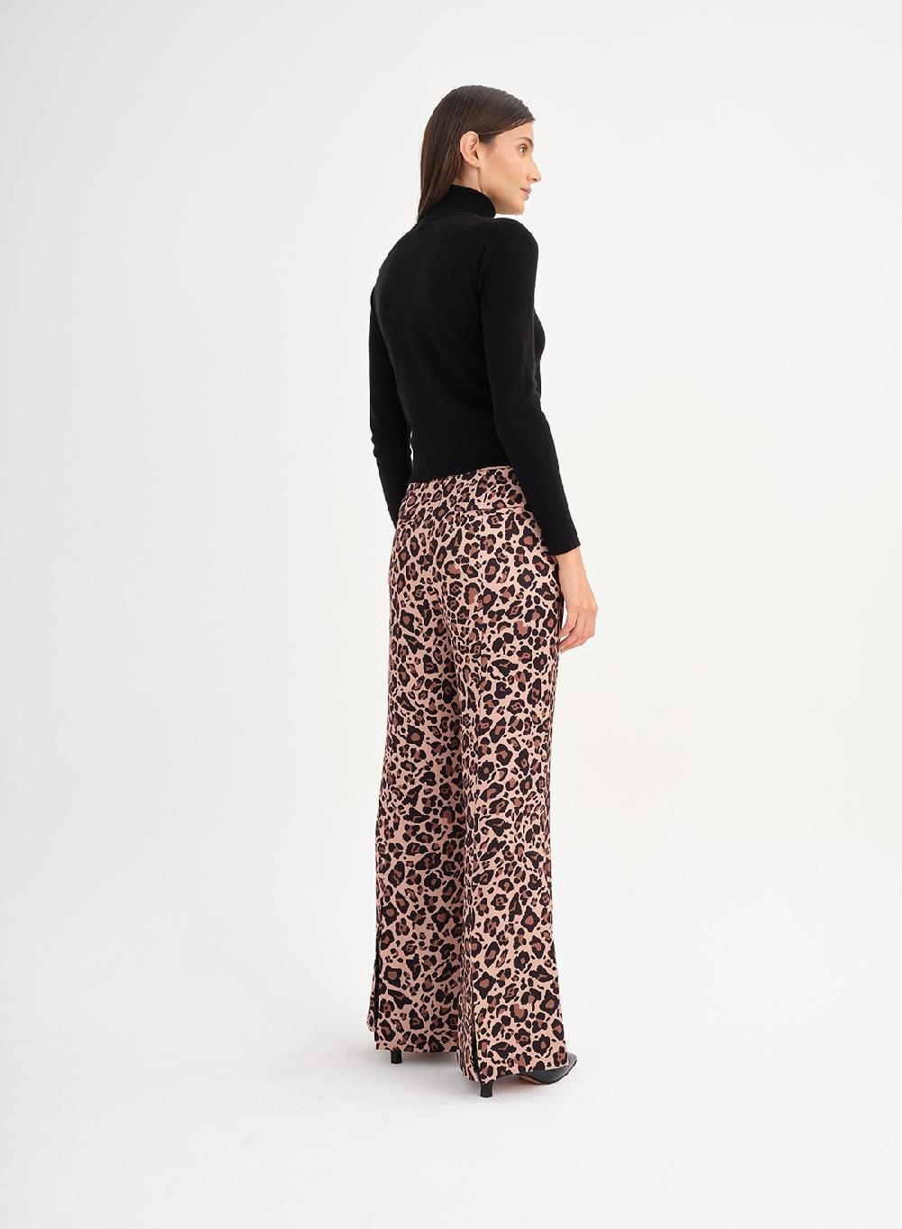 Etiqueta Negra Pantalon Saten Estampado