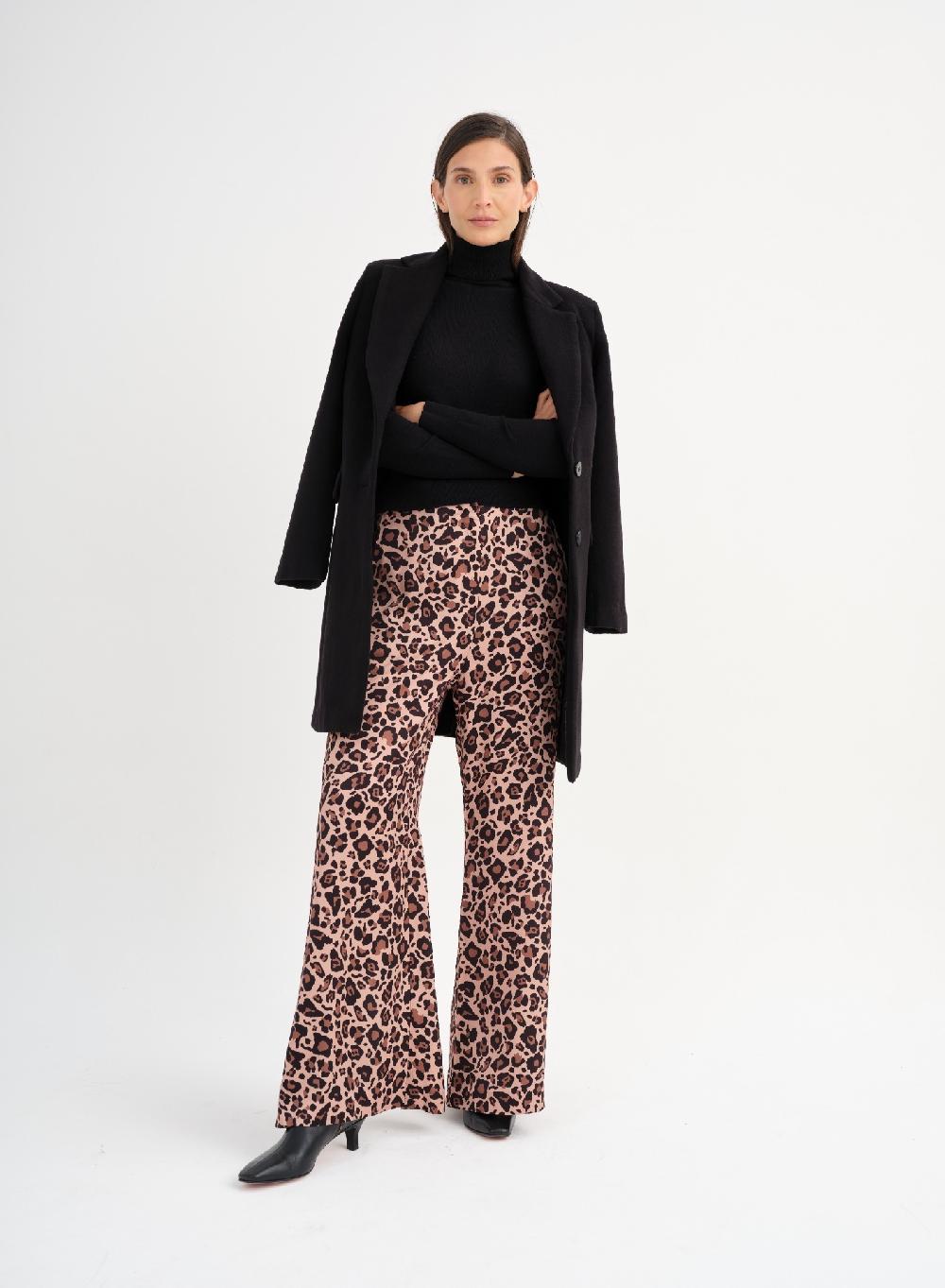 Etiqueta Negra Pantalon Saten Estampado
