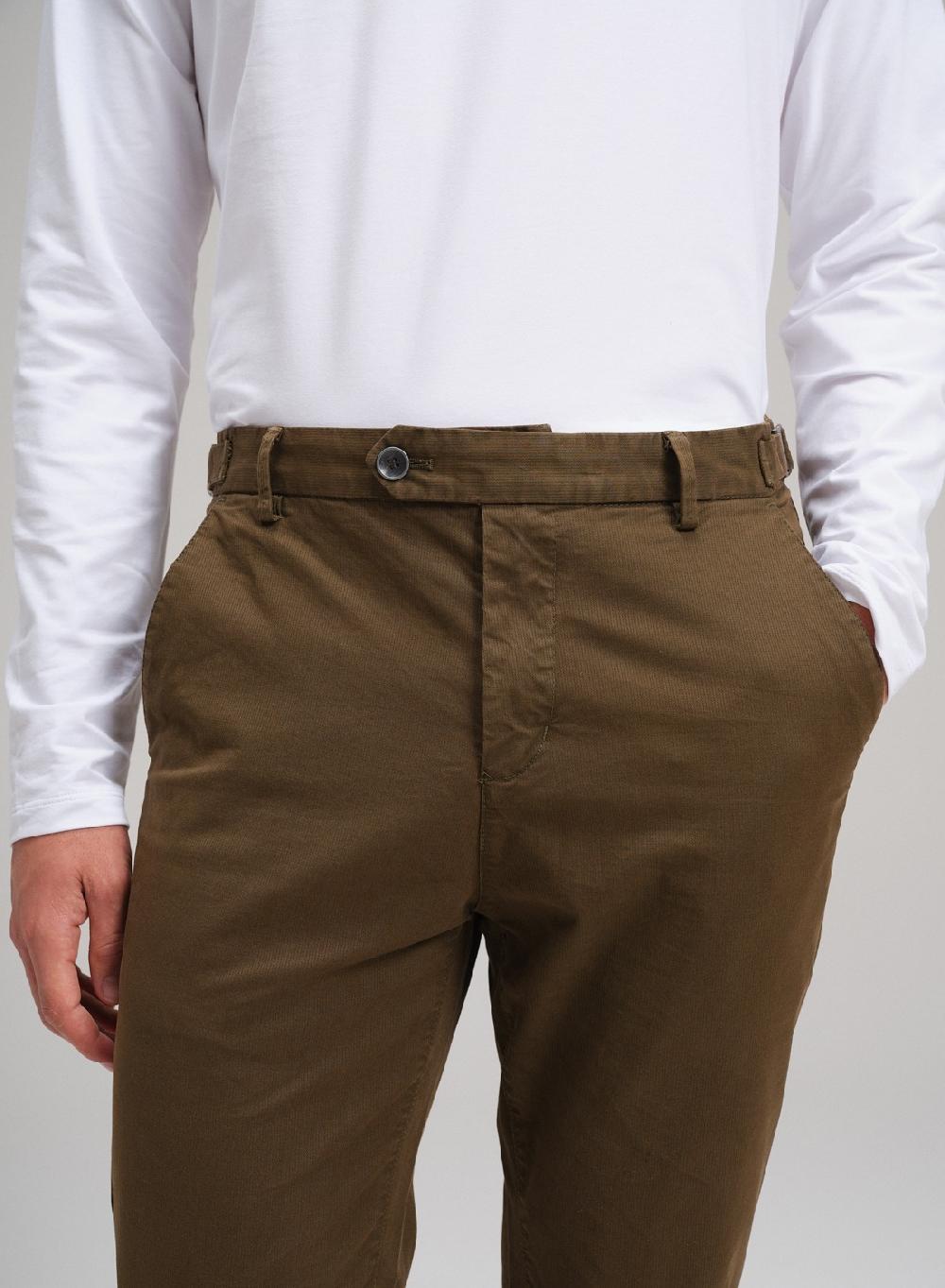 Etiqueta Negra Pantalon Trabas Gabardina Lavado