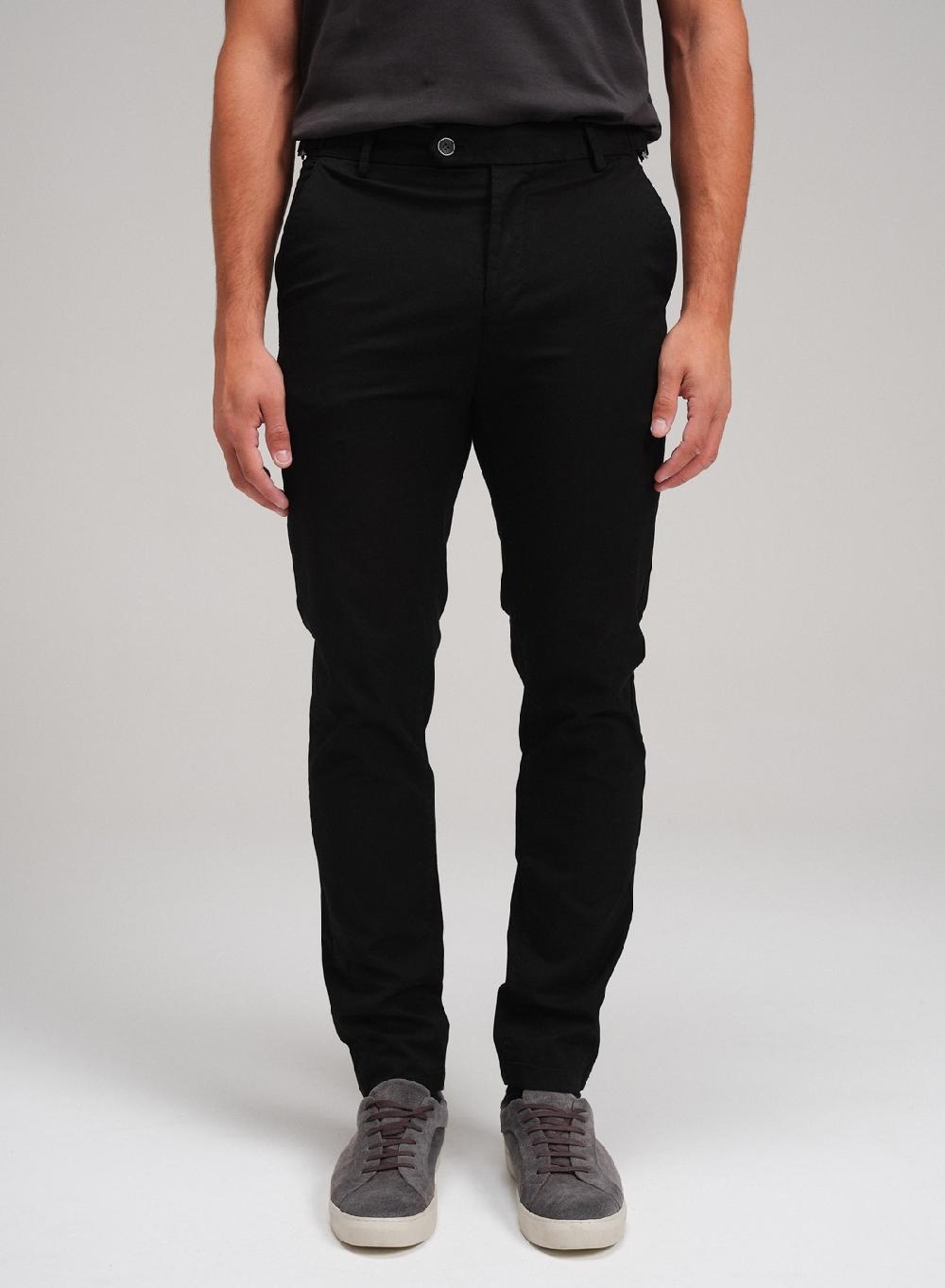 Etiqueta Negra Pantalon Trabas Gabardina Lavado