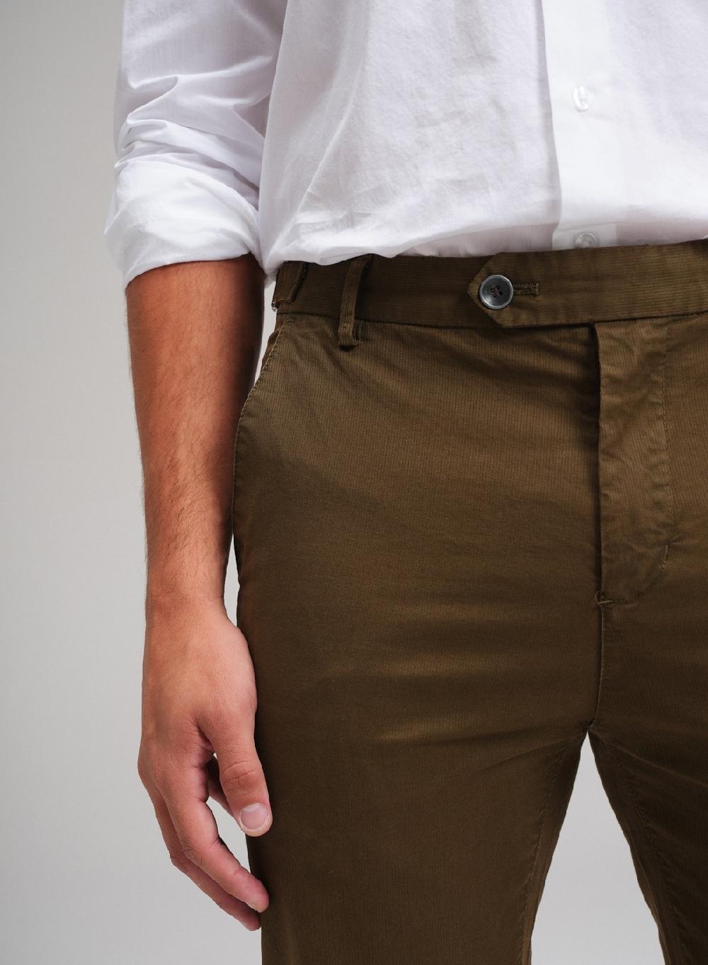 Etiqueta Negra Pantalon Trabas Gabardina Lavado