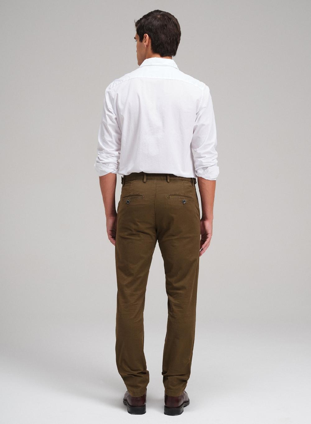 Etiqueta Negra Pantalon Trabas Gabardina Lavado