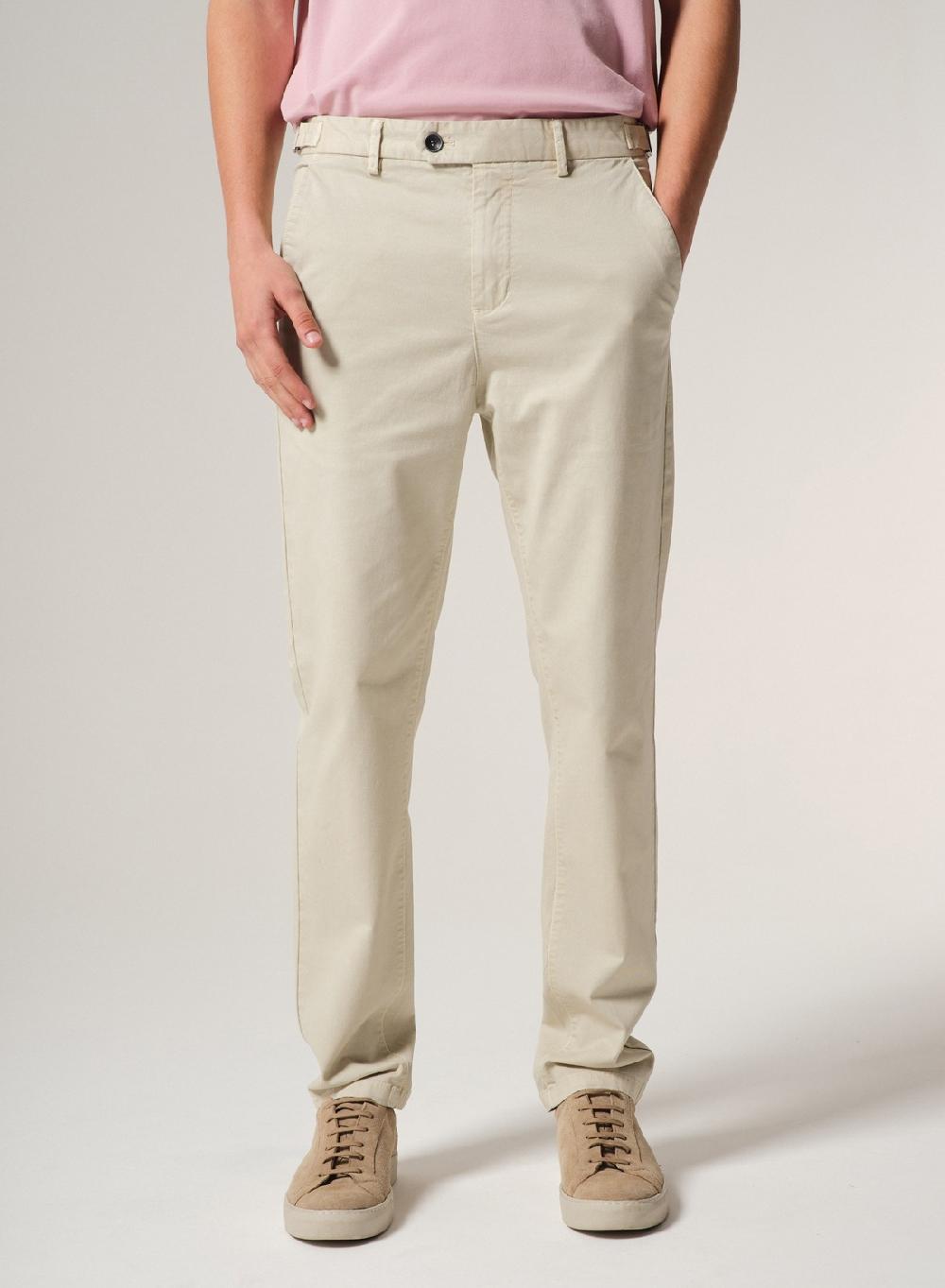 Etiqueta Negra Pantalon Trabas Gabardina Lavado