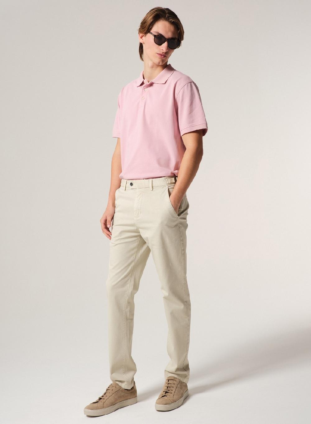 Etiqueta negra Pantalon trabas gabardina lavado