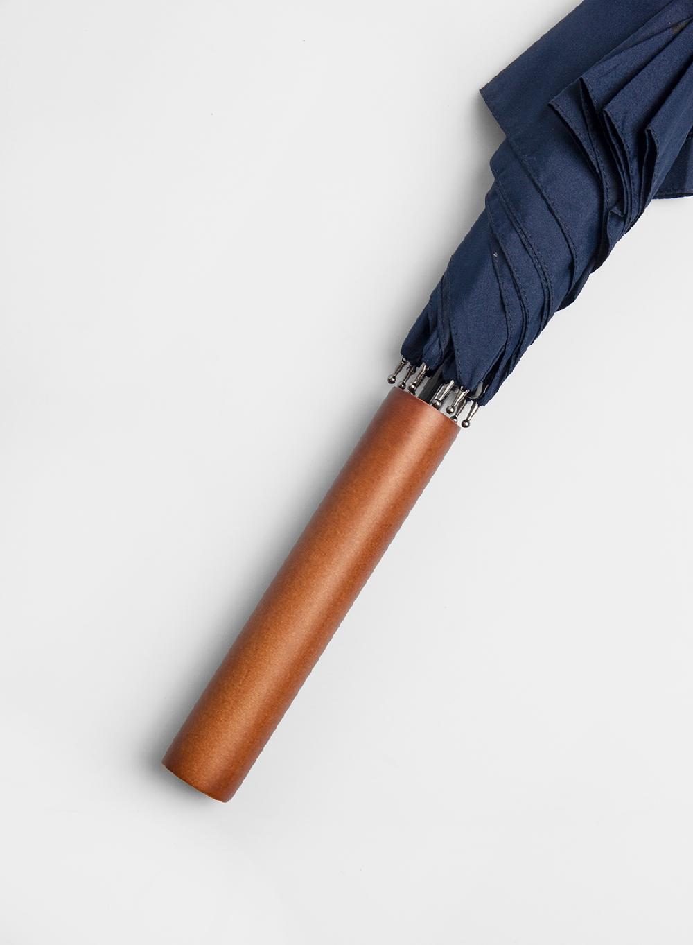 Etiqueta Negra Paraguas Chico Madera