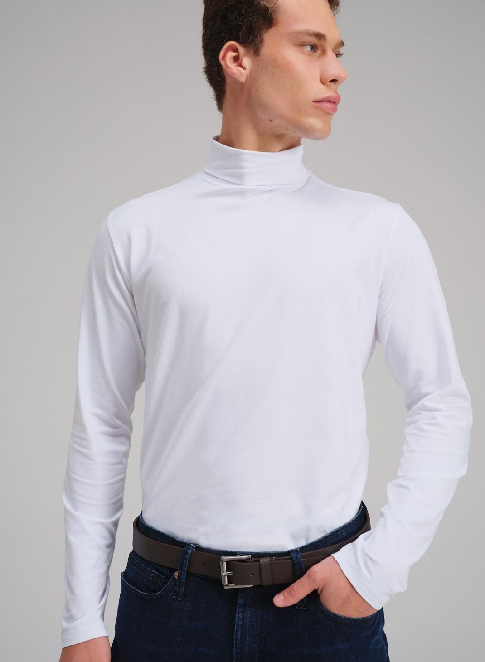 Etiqueta negra Polera algodon spandex