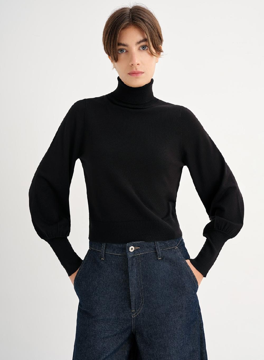 Etiqueta Negra Polera Manga Balloon