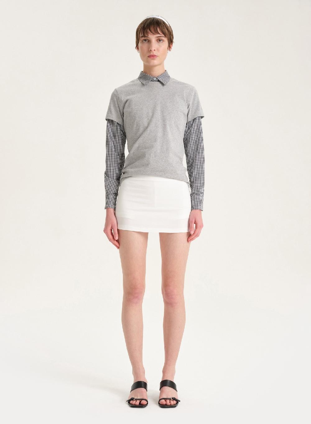 Etiqueta negra Pollera short algodon lycra