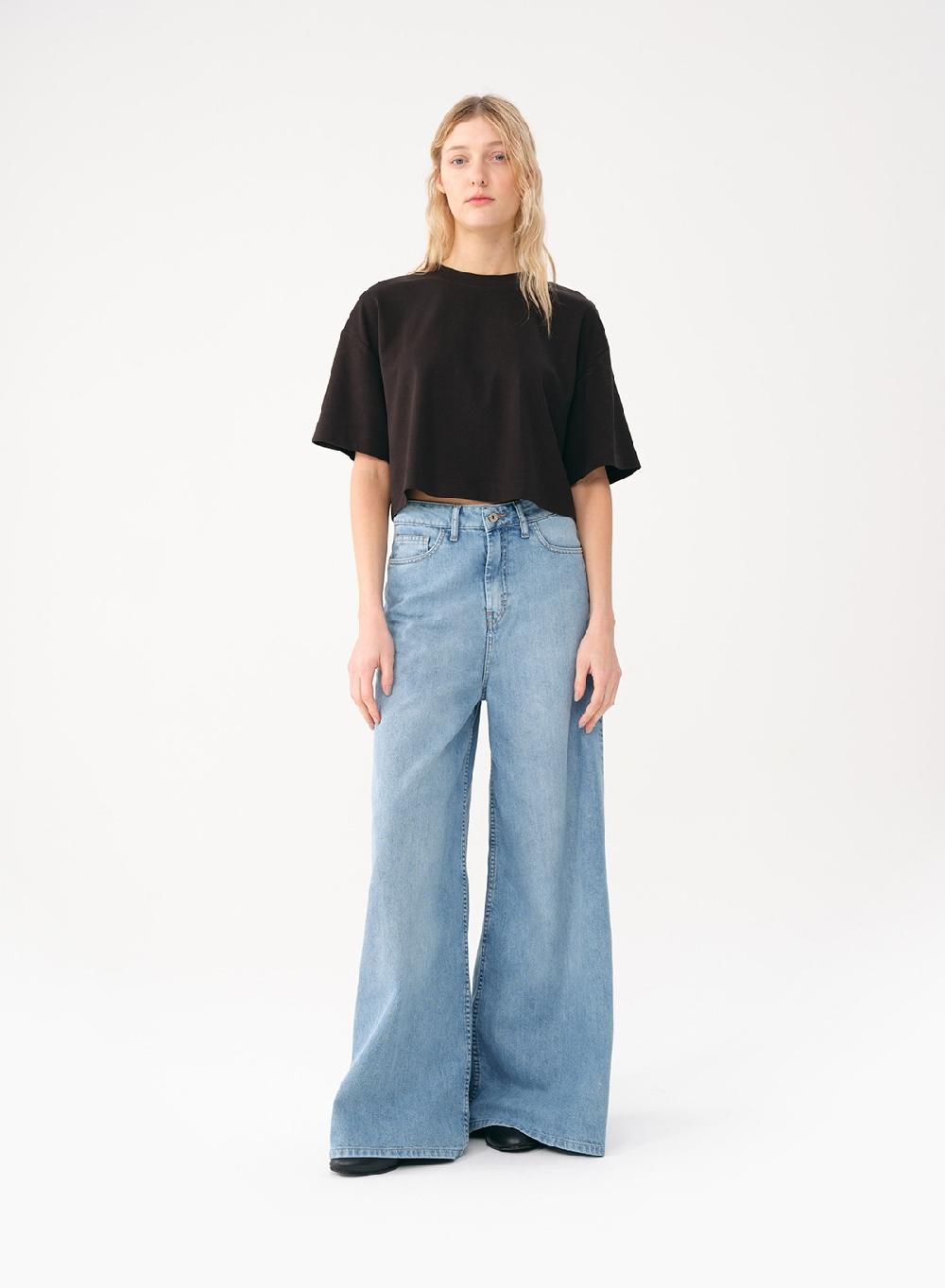 Etiqueta Negra Remera Amplia Algodon