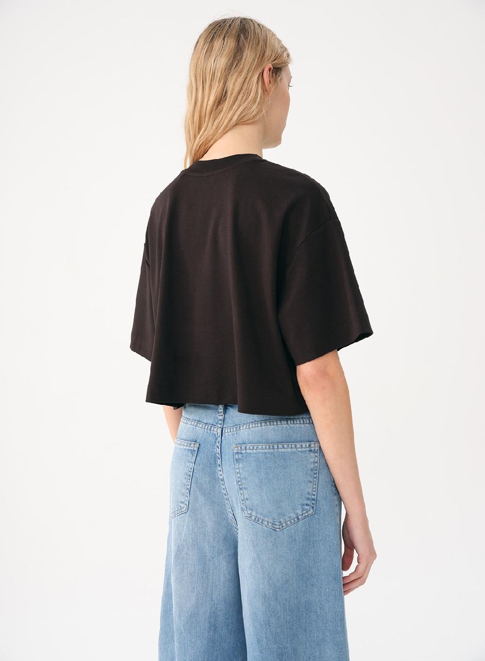 Etiqueta Negra Remera Amplia Algodon