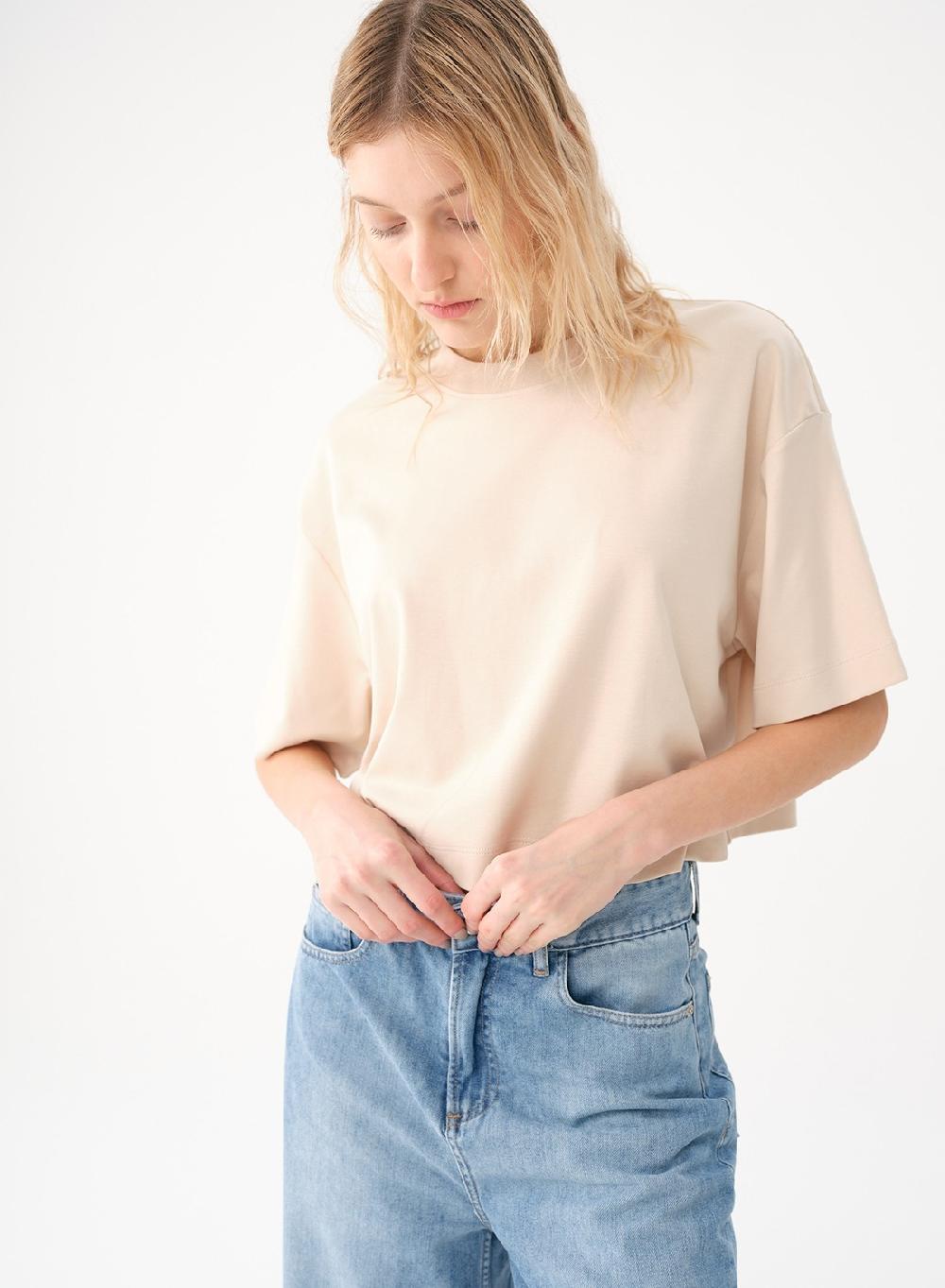 Etiqueta Negra Remera Amplia Algodon