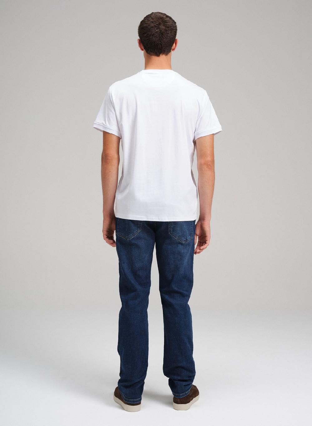 Etiqueta Negra Remera Cuello U Algodon Seda