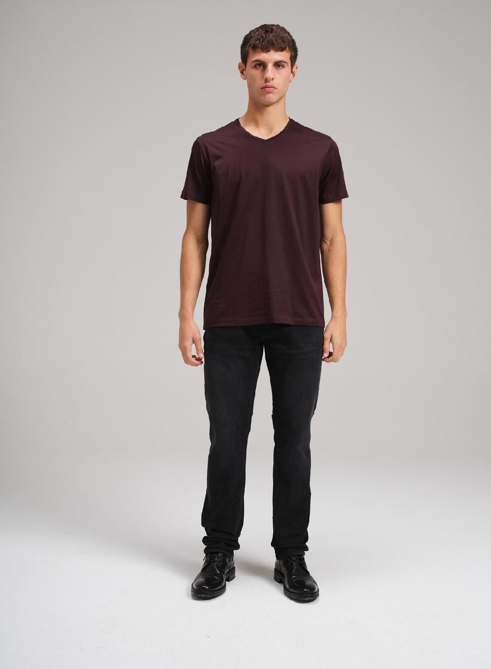 Etiqueta negra Remera luxury cuello V