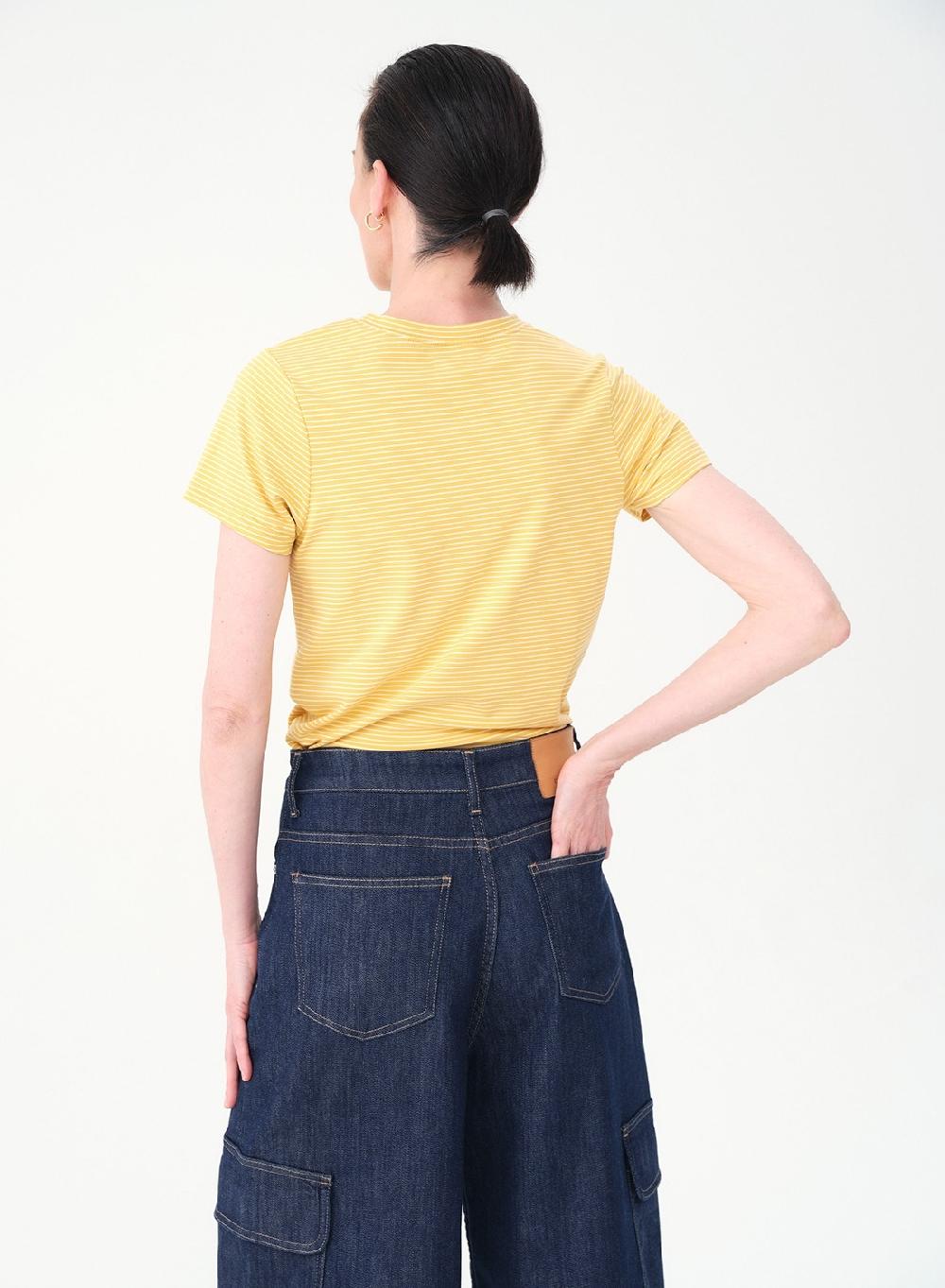 Etiqueta Negra REMERA RAYADA ALGODON LYCRA