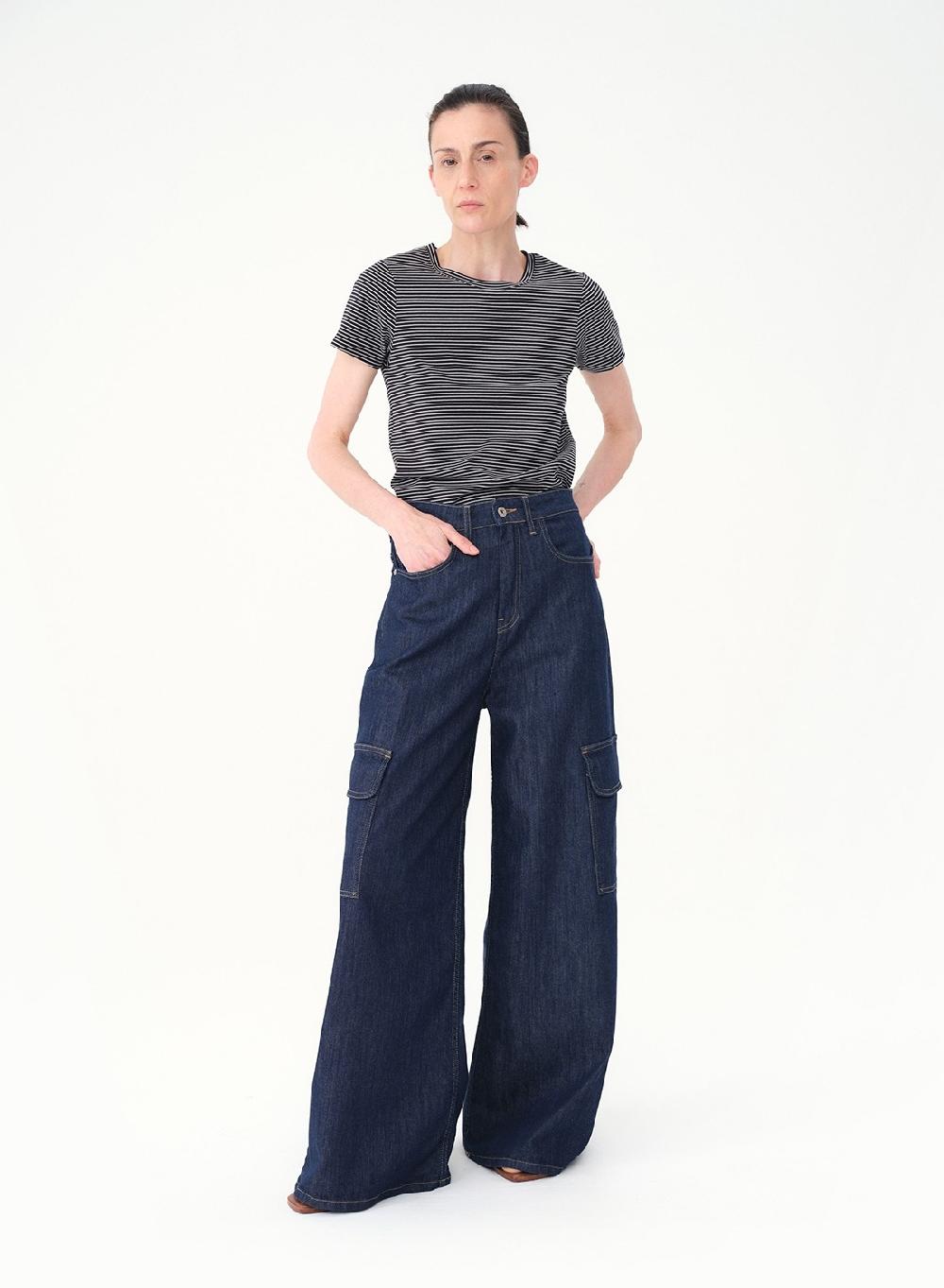 Etiqueta negra REMERA RAYADA ALGODON LYCRA