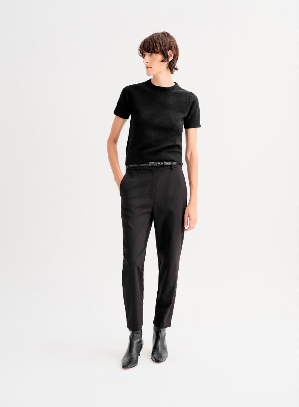 Etiqueta Negra Remera Tejida Lana Cashmere