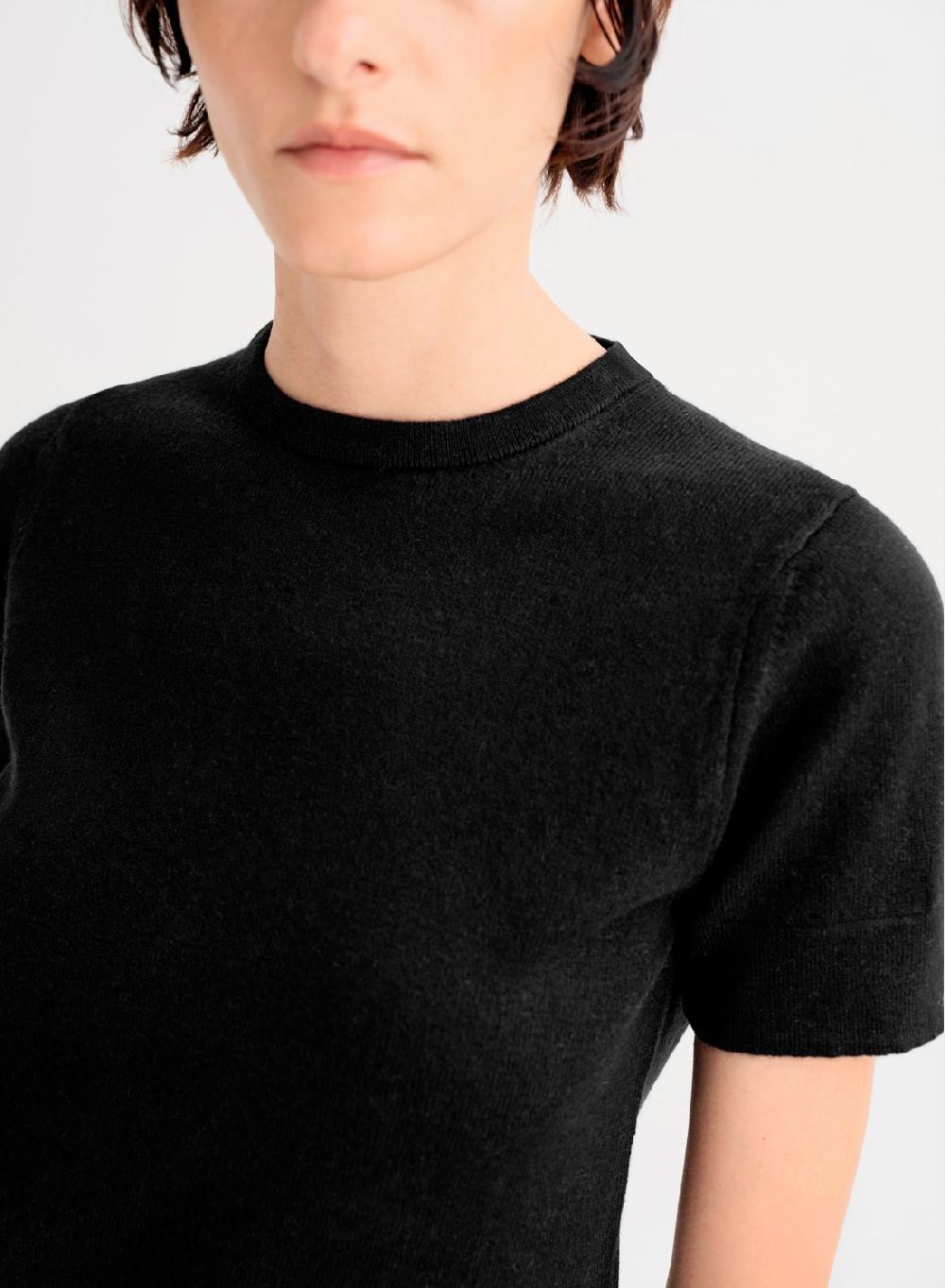 Etiqueta Negra Remera Tejida Lana Cashmere