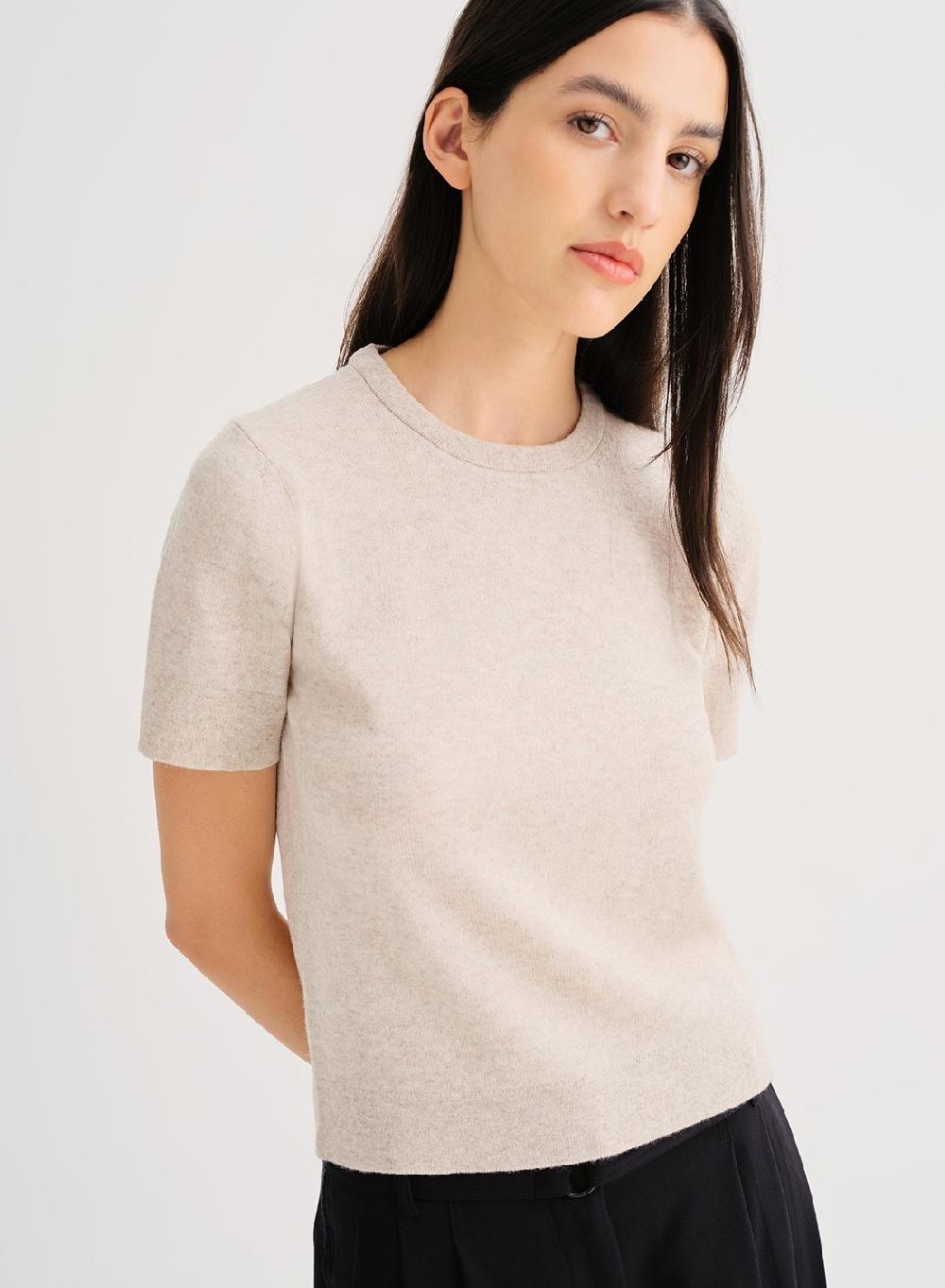 Etiqueta Negra Remera Tejida Lana Cashmere