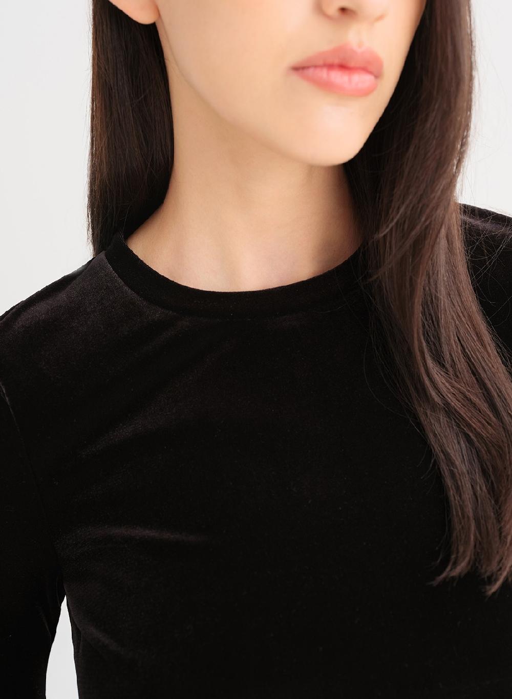 Etiqueta Negra Remera Terciopelo Spandex