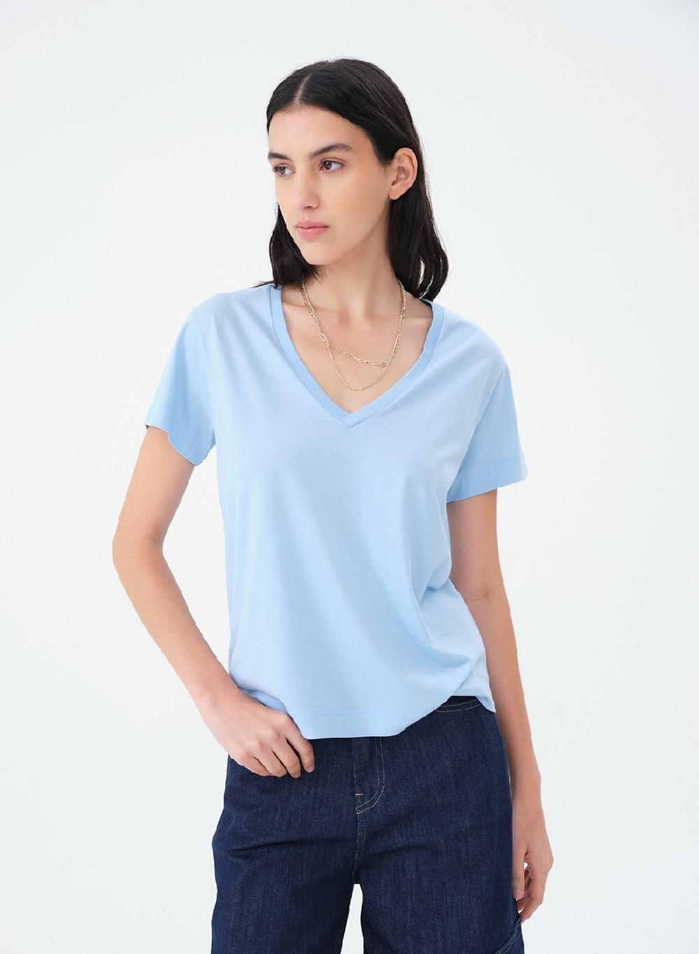 Etiqueta negra Remera V pima luxury