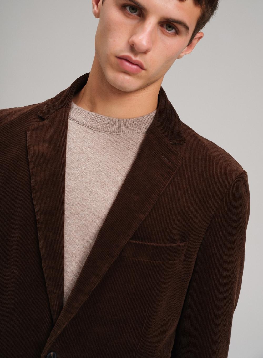 Etiqueta Negra Saco Corderoy Lavado