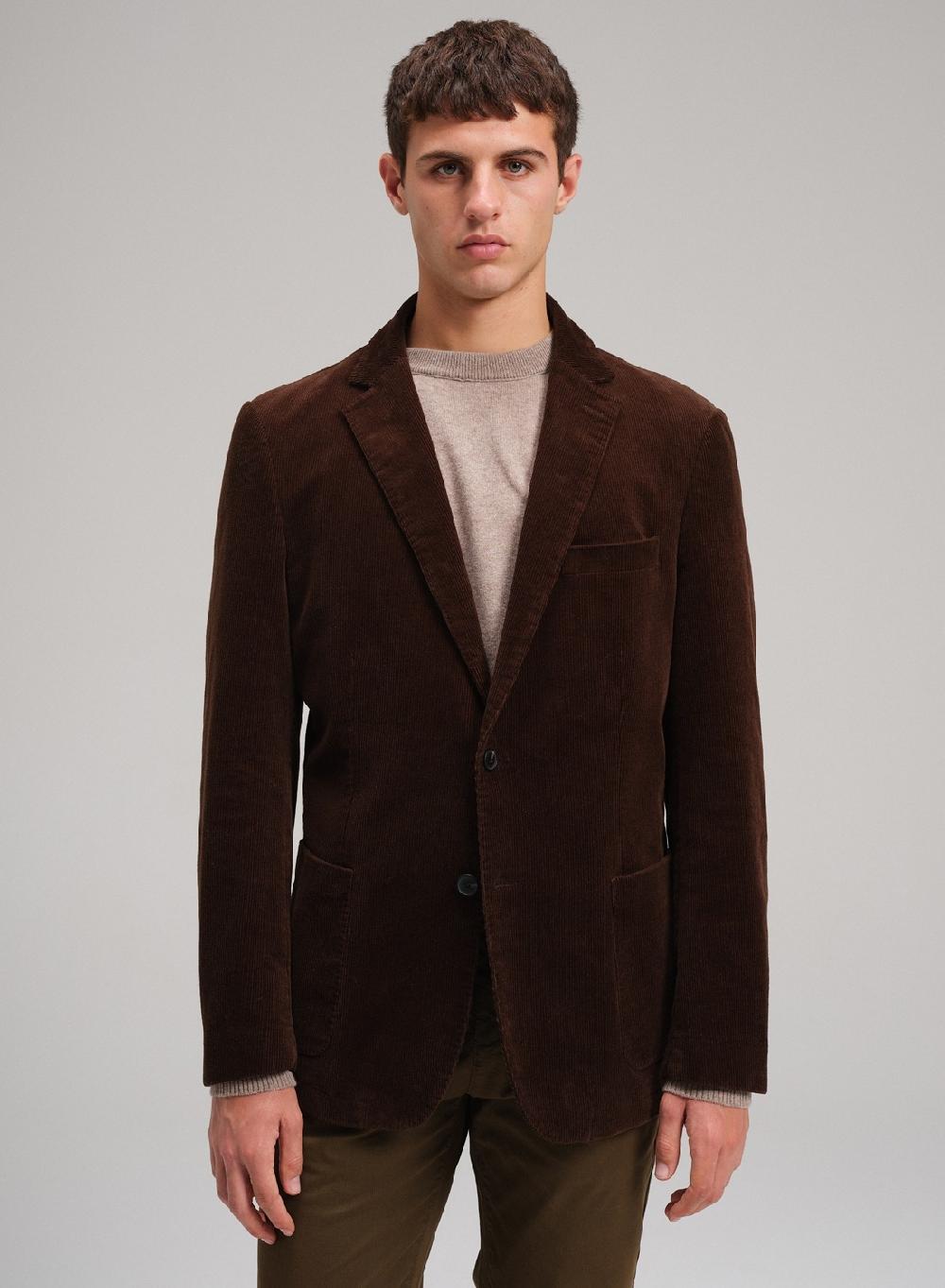 Etiqueta Negra Saco Corderoy Lavado