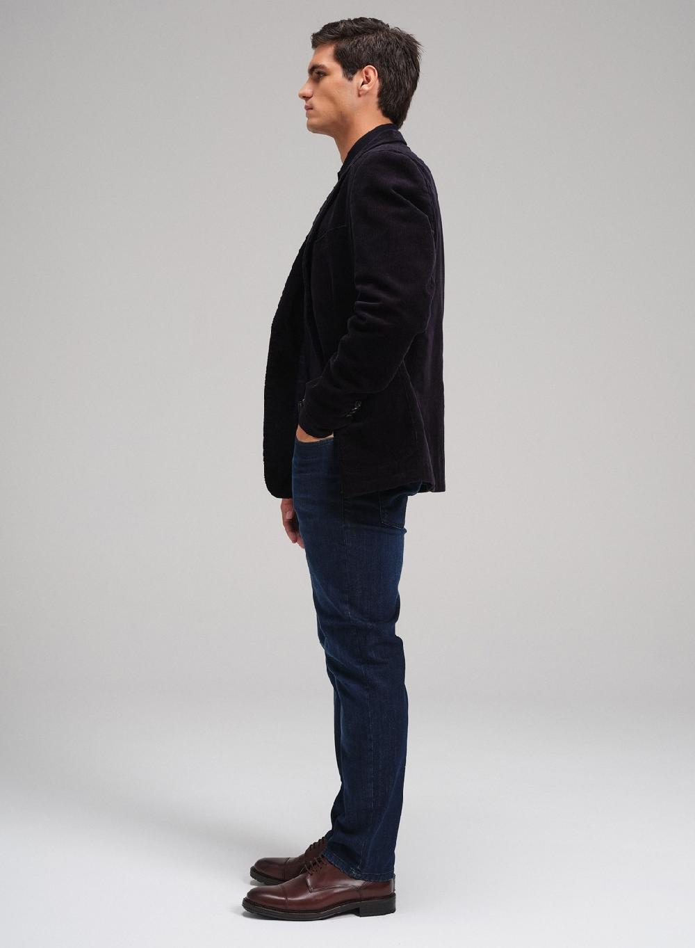 Etiqueta Negra Saco Corderoy Lavado